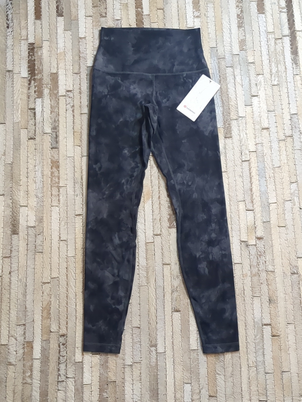 Lululemon Women's 6 Align Super High Rise Diamond Dye Gray 28" Leggings NWT